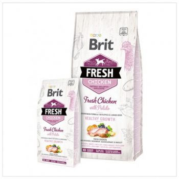 Brit Fresh Puppy Pollo y Patata y sin cereales